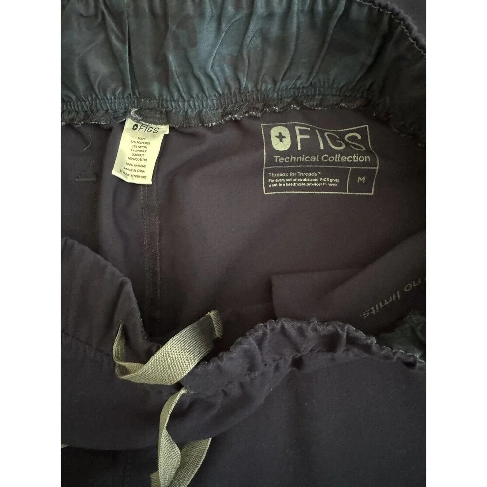 Figs Men's Blue Camo Malang Slim Cargo Scrub Pants‎ Size Medium M18SW2005 - Picture 5 of 8